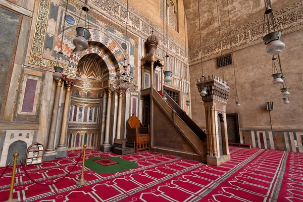 Egito, cairo, mesquita hassan sultão — Fotografia de Stock