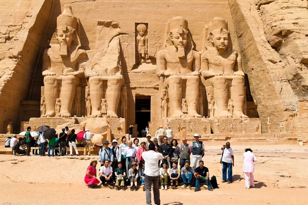 Egypt, abu simbel rock temples — Stock Photo, Image