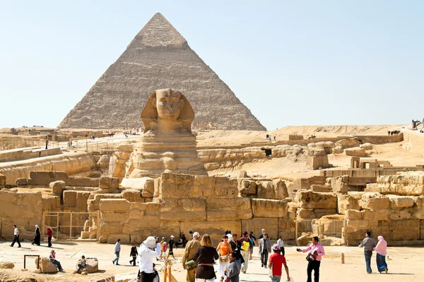 Египет, гиза, сфинкс — стоковое фото