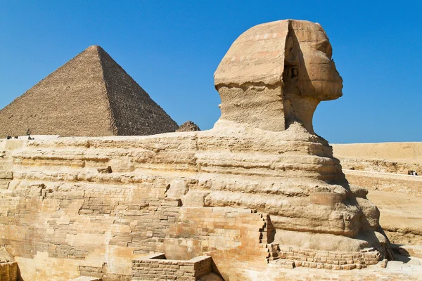 Egito, giza, esfinge — Fotografia de Stock
