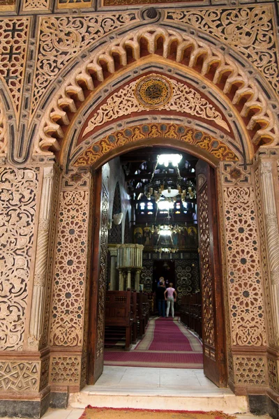 Єгипет, Каїр, коптський квартал, плаваючі церкви — стокове фото