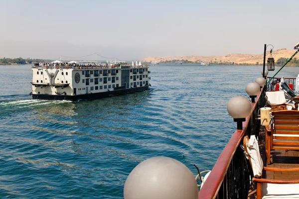 非洲，埃及，尼罗河游船 — 图库照片