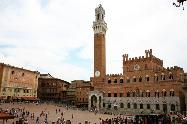 Olaszország, Toszkána, siena piazza del campo — Stock Fotó