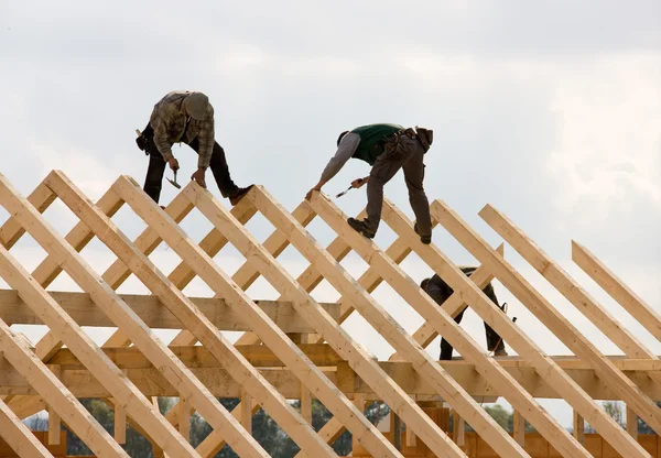 stock image Roofers