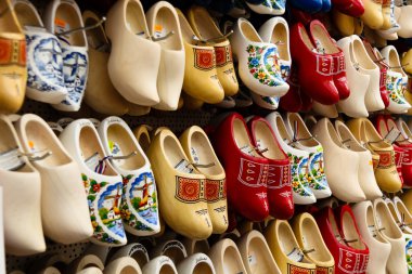 Holland, netherlands, amsterdam, clogs clipart