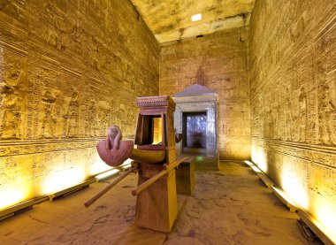 Egypt, edfu, horus temple clipart