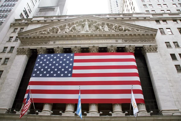 New York Stock Exchange Entrance — Stockfoto