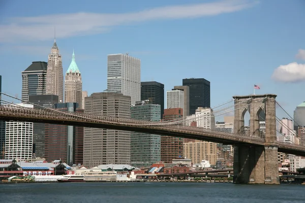 USA, Amerika, new york, Panorama a scycrapers — Stock fotografie