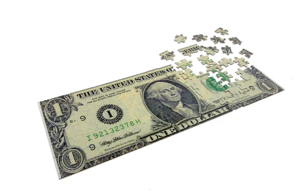 Dollarpuzzle — Stock Photo, Image