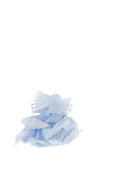 Pelota de papel arrugado — Foto de Stock