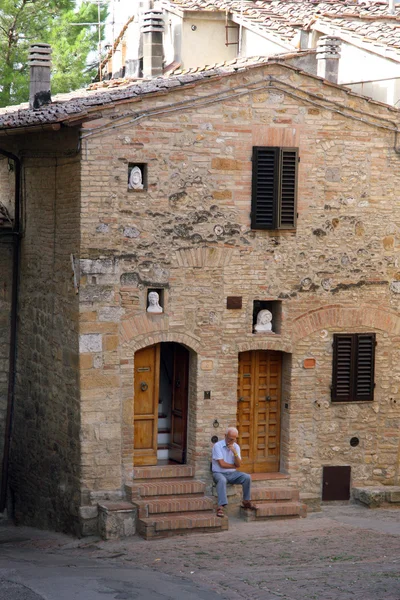 İtalya, Toskana, san gimignano — Stok fotoğraf
