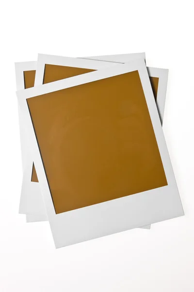 Foto polaróide em branco isolada com espaço em texto — Fotografia de Stock