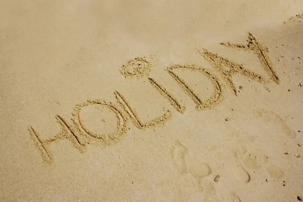 Signs on sand — Stock Photo, Image