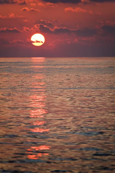 Bir rüya sahilde günbatımı — Stok fotoğraf