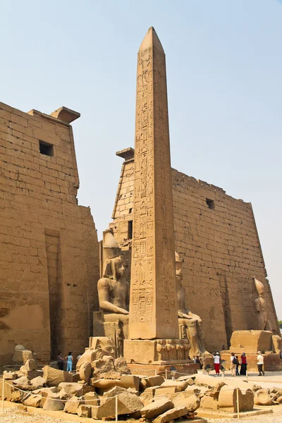 Egipt, luxor amun świątynia w Luksorze. — Zdjęcie stockowe