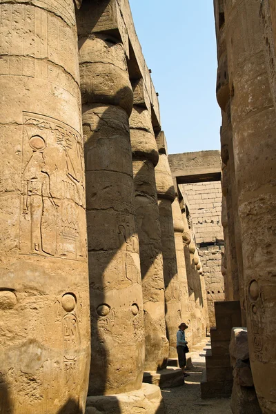 Egitto, luxor amun tempio di luxor . — Foto Stock