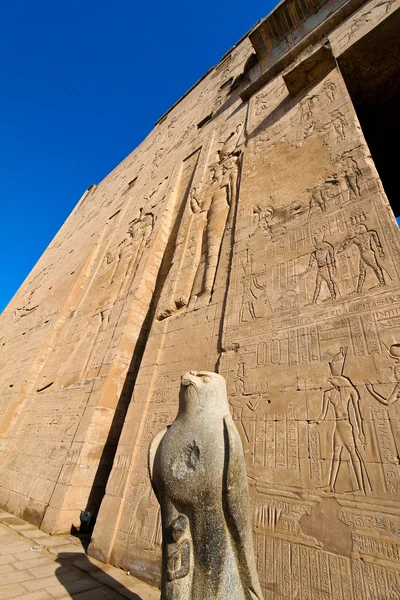 Egyiptom, edfu, Hórusz, templom — Stock Fotó