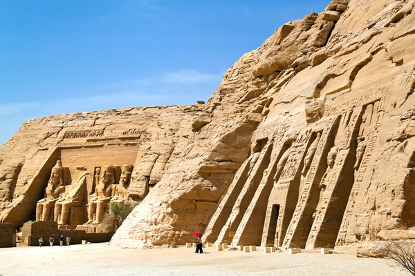Egypte, abu simbel temples rocheux — Photo