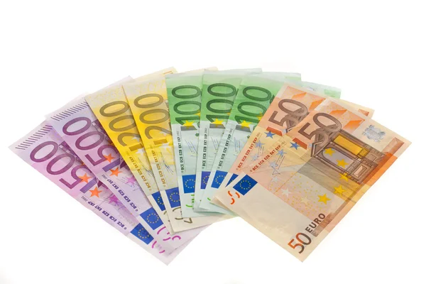 Pengar i Europeiska unionen. eurovalutan — Stockfoto