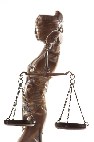 Justitia. symbol of justice — Stock Photo, Image