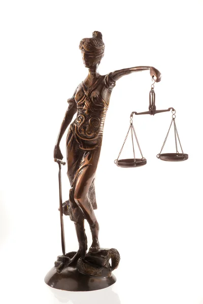 Justitia. Symbol der Gerechtigkeit — Stockfoto