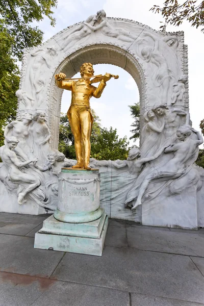 Austria, Wiedeń, johann strauss pomnik — Zdjęcie stockowe