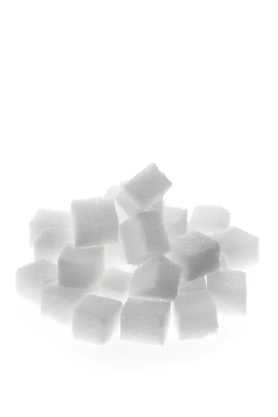 Vele stukken van suiker voor een zoete — Stockfoto