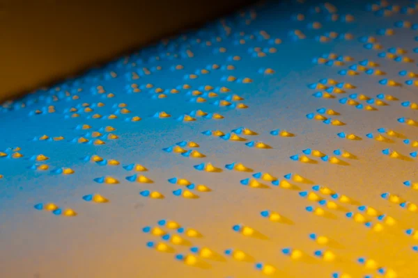 Prenota in braille. braille per ciechi — Foto Stock