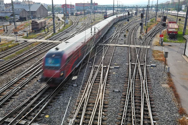 Train of the öbb — Stock Photo, Image