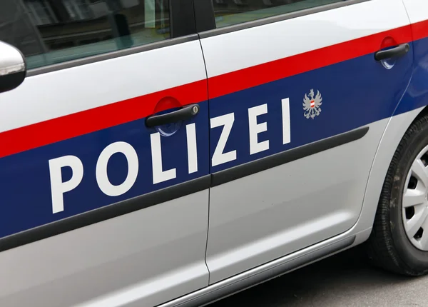Carro de polícia austríaco — Fotografia de Stock