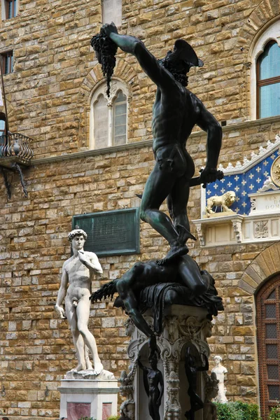 Italy, tuscany, florence, david — Stock Photo, Image
