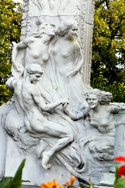 Αυστρία, Βιέννη, johann strauss μνημείο — Φωτογραφία Αρχείου
