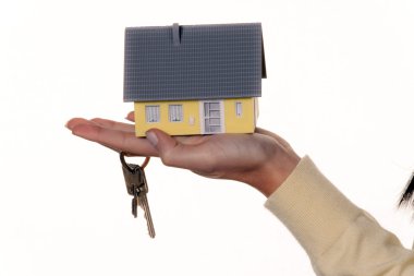 Key property and home purchase clipart