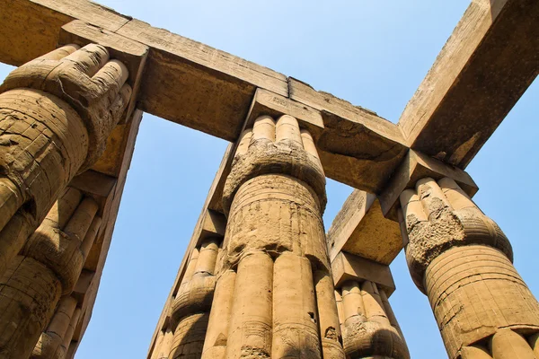 Egypt, luxor amun chrám luxor. — Stock fotografie