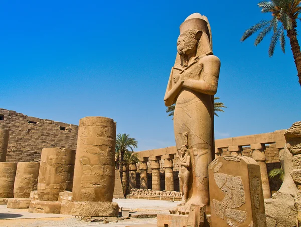 "Gipser", Luxor, Karnak-Tempel — Stockfoto
