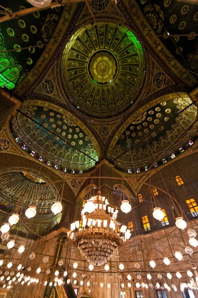 Mısır, Kahire. Muhammed ali Camii. iç. — Stok fotoğraf
