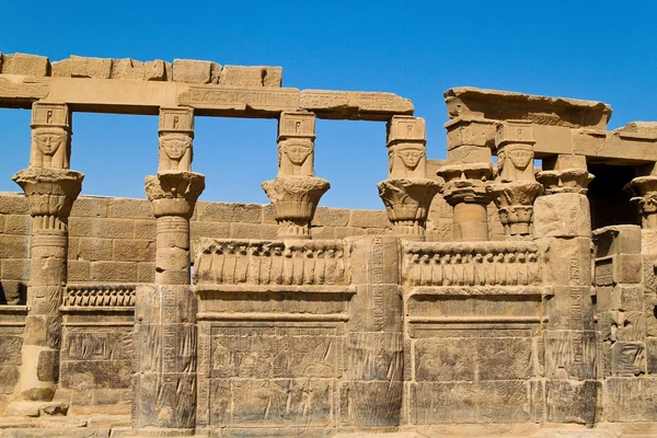 Egypt, aswan, philae temple — Stock Photo, Image