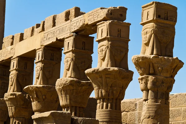 Egipt, Asuan, Świątynia File — Zdjęcie stockowe