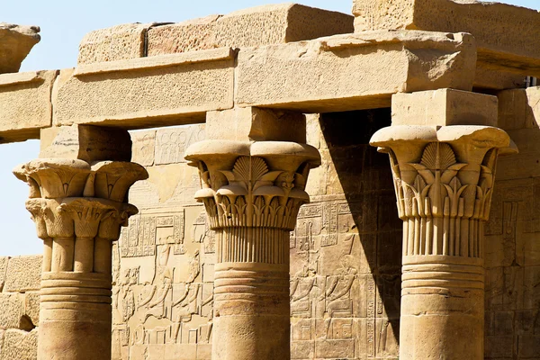 Egito, aswan, templo philae — Fotografia de Stock