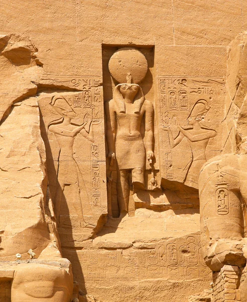 Єгипет, храми Абу Сімбел рок — стокове фото