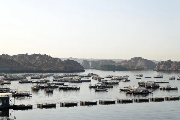 Egypt, aswan dam, lake nasser — Stock Photo, Image