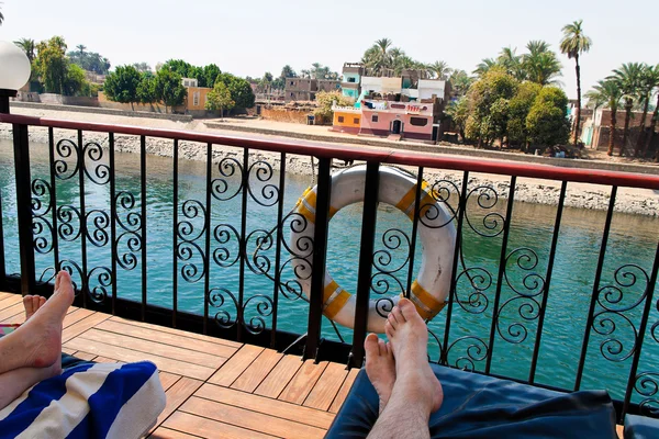 África, Egipto, crucero por el Nilo — Foto de Stock