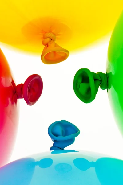 Renkli balonlar. hafiflik, özgürlük, c sembolü — Stok fotoğraf