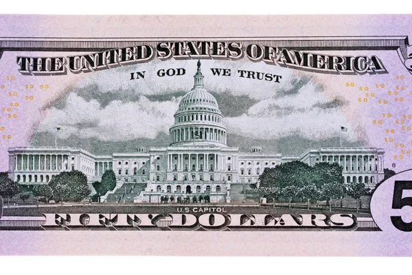 Amerických dolarů poukázky. detail — Stock fotografie