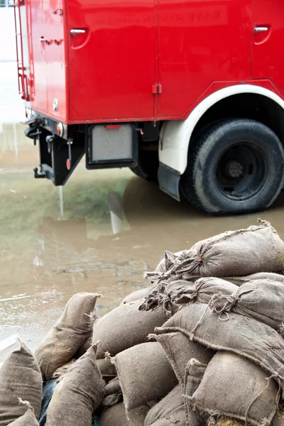 Overstromingen in passau, Duitsland — Stockfoto
