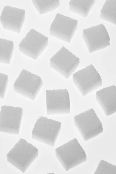 Vele stukken van suiker voor een zoete — Stockfoto