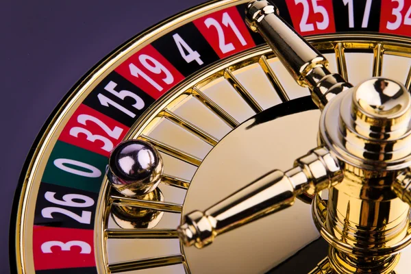 Válec hazardní ruleta hry — Stock fotografie