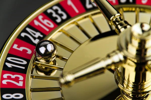 Cilinder met een roulette spel van het toeval — Stockfoto
