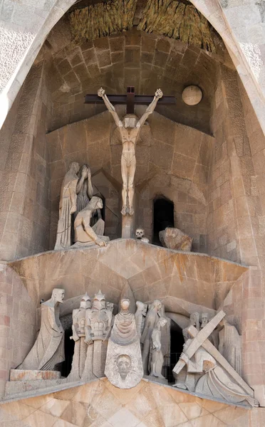 Барселона - храму Святого Сімейства архітектора Гауді, за — стокове фото