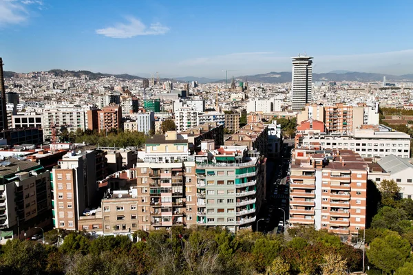 İspanya - barcelona - genel bakış — Stok fotoğraf